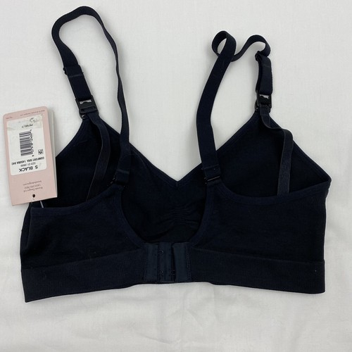 bravuconería! BASICS Comfort Sujetador de Maternidad y Enfermería Copa Gota Pequeño Negro Nuevo - Imagen 8 de 12