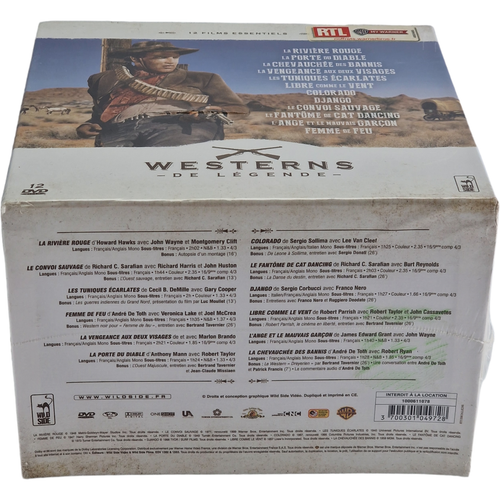 Westerns De Légende Box DVD 12 Filme Wichtige Packung Zone 2 - Bild 4 von 6