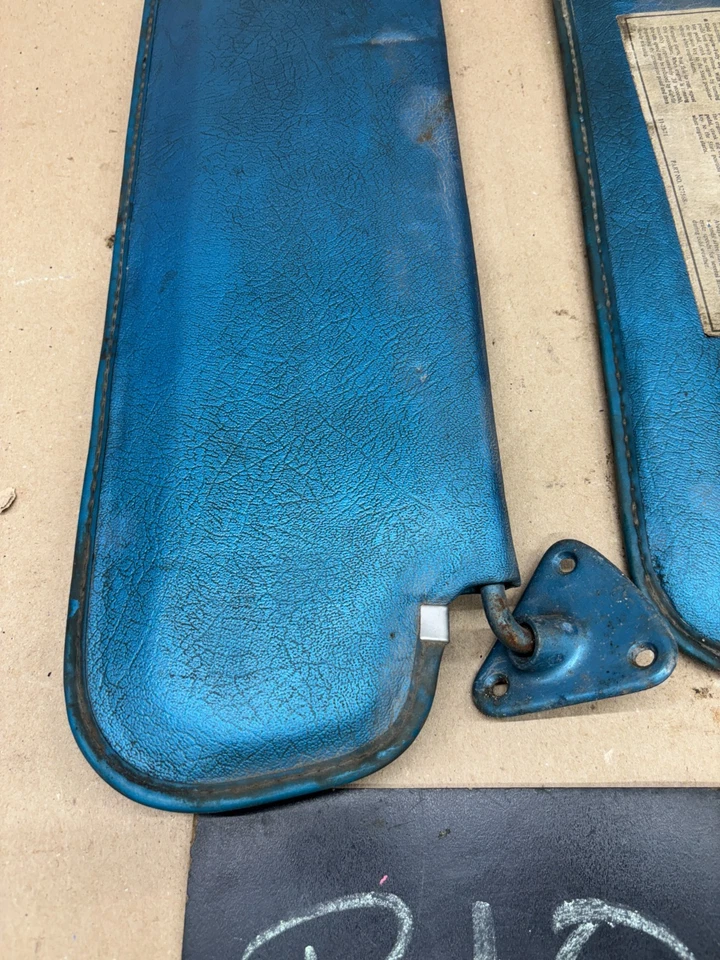 1967 68 1969 1972 K10 C10 Chevrolet GMC camión parasoles parasoles parasoles azul Foto 2 de 4