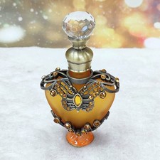 10ml Retro Perfume Glass Bottle Antique Crystal Metal Empty Gift Bottles Deco...