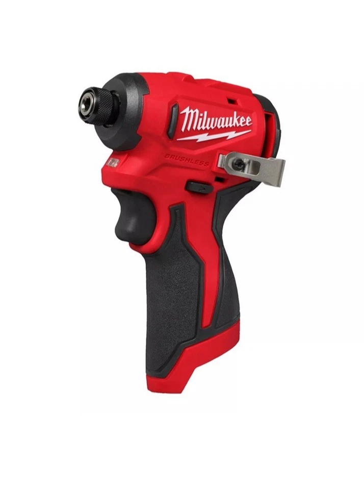 Milwaukee M12 BLIDRC-202C 12V Brushless Compact Impact Driver Kit 2X 2.0Ah - Image 2 of 4