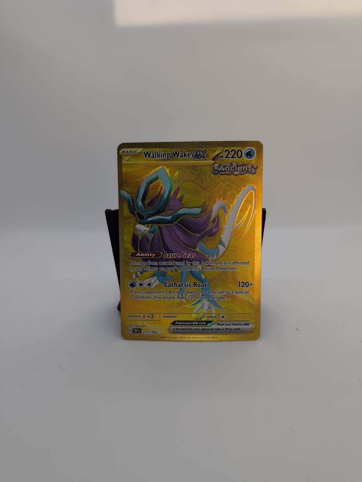 Pokémon TCG Walking Wake EX 215/162 English, SV05: Temporal Forces Mint