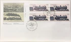 Sc #1074 - 68C - 1985/11/07 - CPC FDC - CANADIAN LOCOMOTIVES - Block