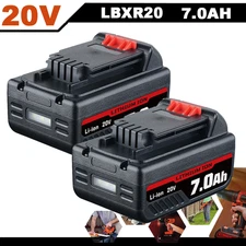 2X 20V 7.0Ah For Black and Decker 20 Volt Lithium Battery LBXR20 LST220 LBX20 US