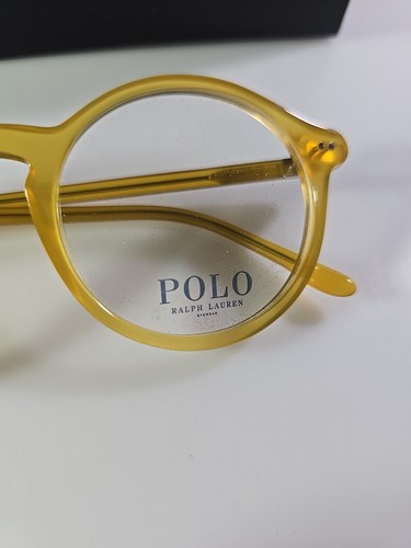 New Polo Ralph Lauren Round Eyeglasses PH2260 0363 Shiny Opal Honey 50mm - Picture 2 of 3