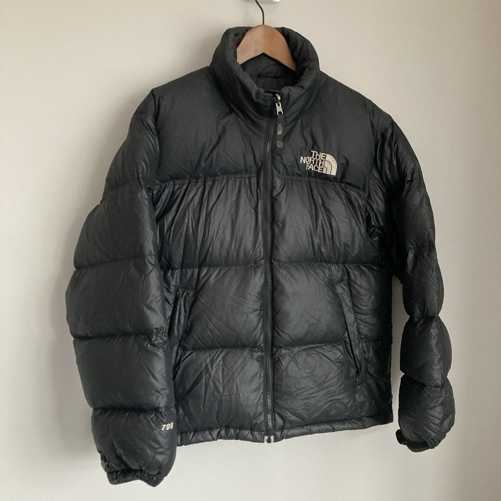 The North Face 1996 Retro Nuptse Black Down Puffer Jacket Size Small 700 Fill