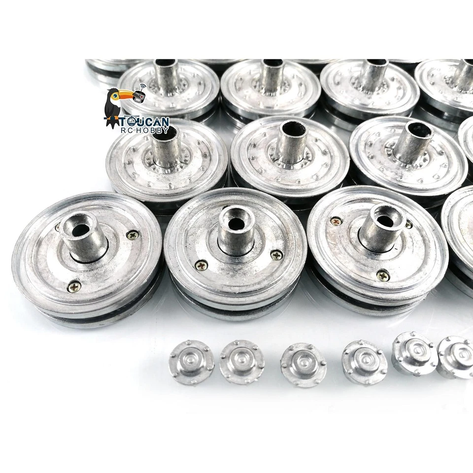 Henglong Metal Road Wheels For 1/16 German King Tiger RC Tank 3888A Spare Parts - Image 4 of 4