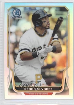 2014 Bowman Chrome Refractor 412/500 Pedro Alvarez #47 1b8