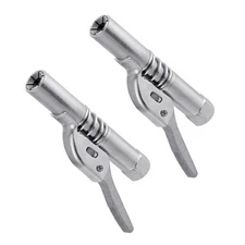 2x Grease Gun Coupler 12000 PSI NPT I/8 Oil Pump Quick Release Grease Tip Tool