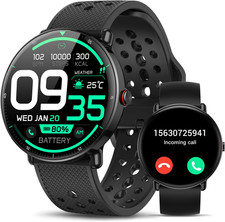 Smart Watch for Women Men, for Android iOS with Sleep  Calorie Monitor, Pedomet