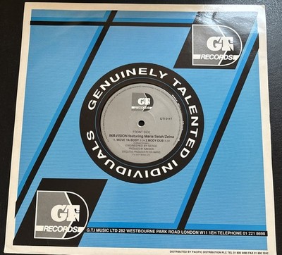 InAvision featuring Maria Selah/Zeina - MOVE YA BODY 12'' Vinyl Disk
