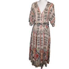 Free People  Dress Wrap Spring boho midi