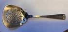 Gorham Etruscan Sterling Silver Pierced Serv Spoon, 35 gms, PAT 1913, 6 1/4"