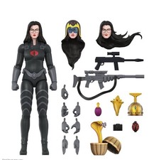 Super7 Ultimates GI Joe Baroness Black Suit Complete Figure Loose