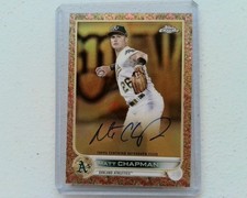 2022 Topps Chrome Gilded Matt Chapman Gold Auto /25