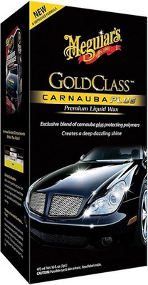 Meguiar's Gold Class Clear Coat Liquid Wax Inc FREE Applicator Pad