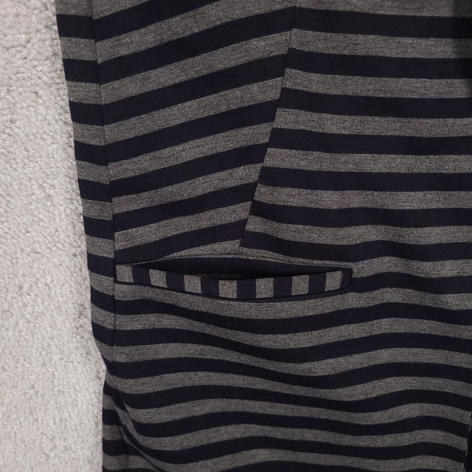 Chaleco Blazer The Limited Long Line Sin Mangas Frente Abierto Plumero Para Mujer Pequeño Foto 4 de 4