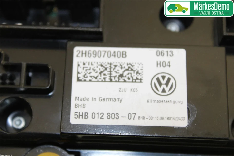 Centralina clima ORIGINALE VW AMAROK (2HA, 2HB, S1B, S6B, S7A, S7B) 2019 - Immagine 3 di 3