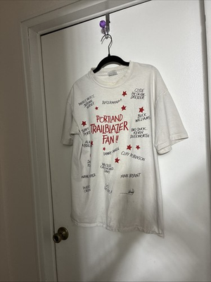 #ad Vintage 1991 Zany Portland Trailblazers XL T shirt Very Rare If You Can Find . $125.00