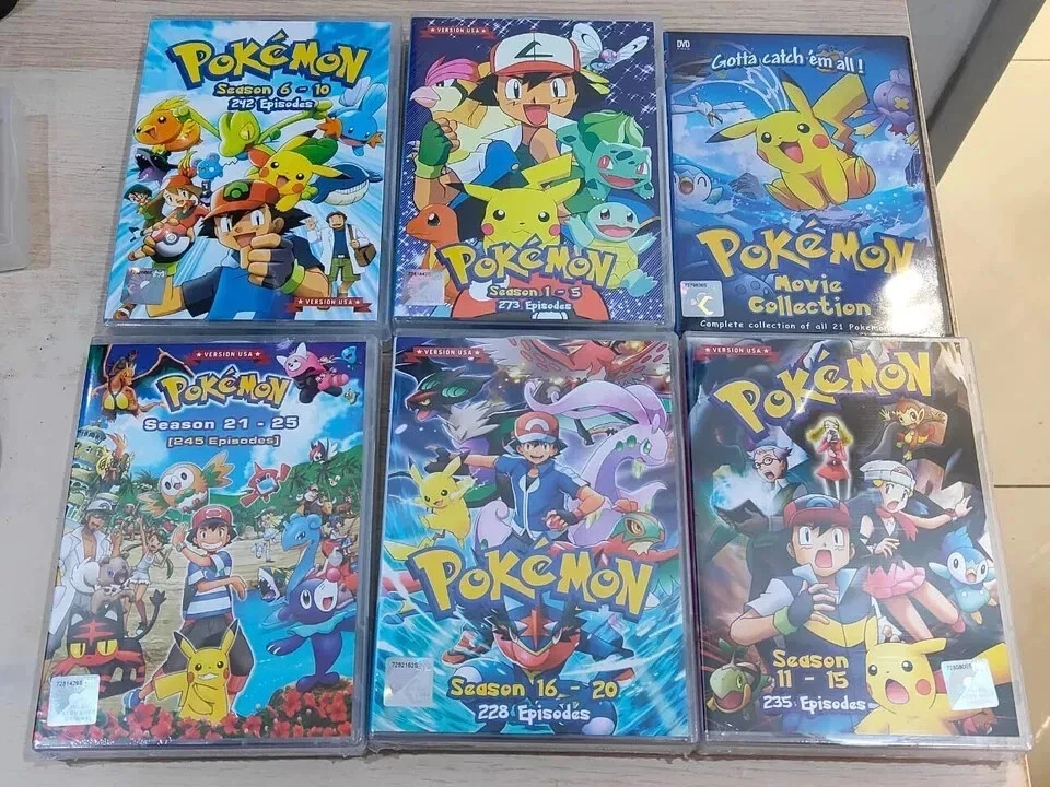 Preços baixos em Pokémon (série de TV) DVDs e discos Blu-Ray | eBay
