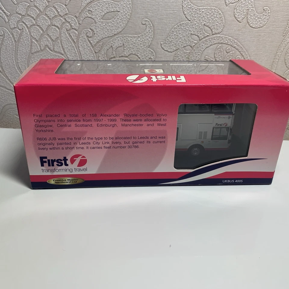 CMNL UKBUS 4005 Northcord Volvo Olympian Model Bus First Leeds West Yorkshire - Image 4 of 4