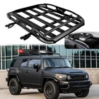 50X38" Roof Rack Cargo Basket + 130cm Cross Bars For Toyota FJ Cruiser 2006-2014