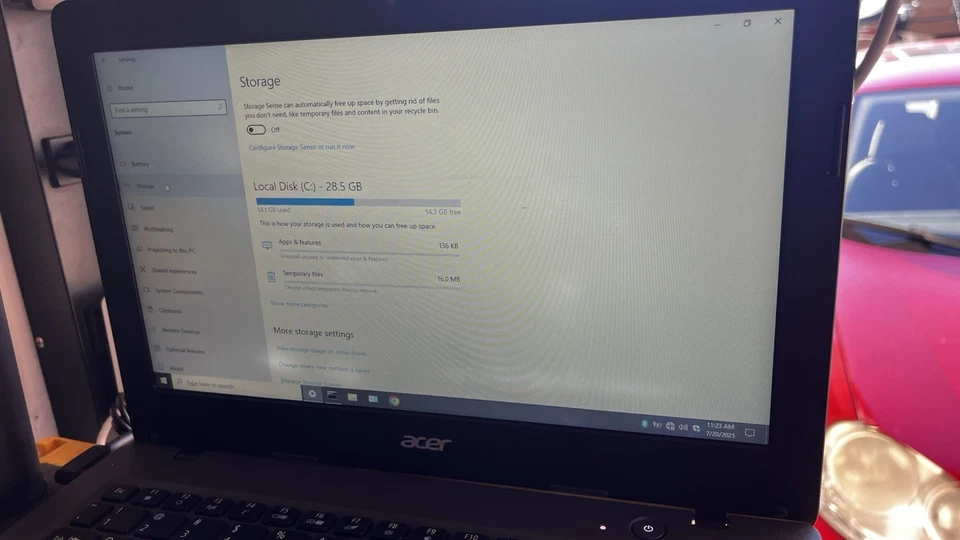 💻 Acer Aspire One Cloudbook 11.6” | Celeron N3050 | 2GB/32GB | Charger - Image 4 of 4