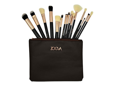 Make up Pinsel Sets Profi 14 Stück Schminkpinsel mit schöner Schminktasche!