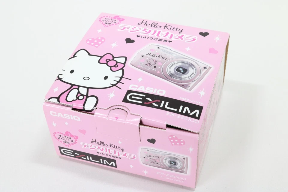 Very RARE Casio Exilim EX-Z2000 Digital Camera HELLO KITTY limited Pink JAPAN - Image 2 of 4