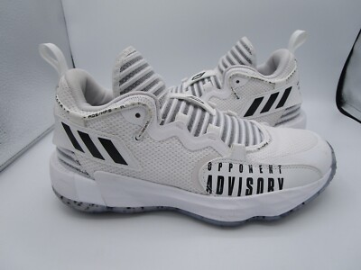 Adidas Dame 7 EXTPLY Mens 7.5 Team Opponent Advisory White Shoes Sneakers  H68990 | eBay