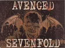 Avenged Sevenfold Music Band Original Promo Poster 18 x 24