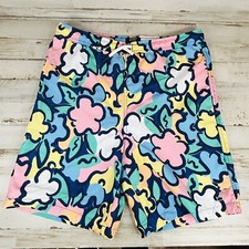 Crown  Ivy Kids Swim Shorts Boy  s Size Large Multicolor Bathing Suit Lined