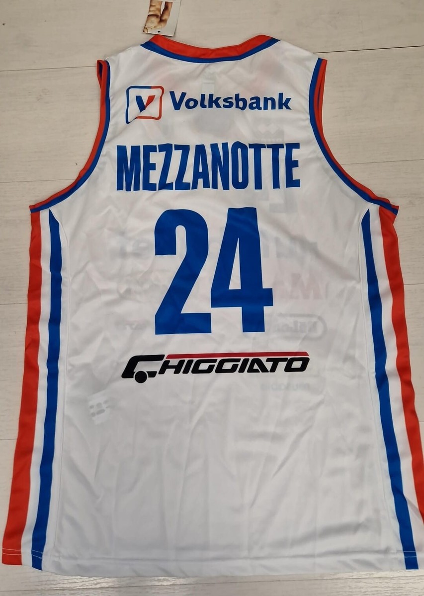 Maillot De Basket Errea Treviso – Canotta N°6 Zanelli – Neuf Sous Emballage