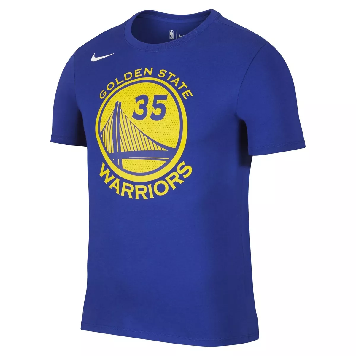 870774 497 Mens Nike NBA Golden State Warriors Name Number Kevin Durant T sh