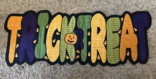 Halloween Trick Or Treat Table Runner 36" x 13" Candy Corn