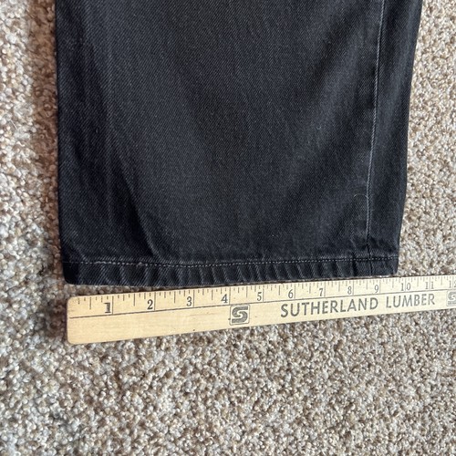 Levi's 501XX Men's Jeans Tag Size 42x32 Actual 40 X 31.5 Black Denim Button Fly - Picture 7 of 15