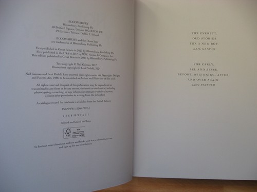 Neil Gaiman double Signed 1st Norse Mythology illustrated Levi Pinfold large HB - Imagen 4 de 19