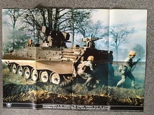 Bundeswehr - Poster Heer "Schützenpanzer Marder mit Grenadiere (80iger Jahre)"-