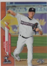 2020 Topps CHROME Pro Debut AUSTIN HANSEN Orange Refractor 1st #166 Astros 03/25