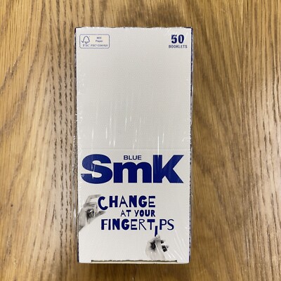 Sealed Box Of 50 Books SMK Brand Rolling Cigarette Papers FREE SHIPPING