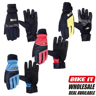 WINDDICHTE FAHRRADHANDSCHUHE Eigo Windster Winter Fahrradhandschuhe GROSSHANDEL GROSSHANDEL