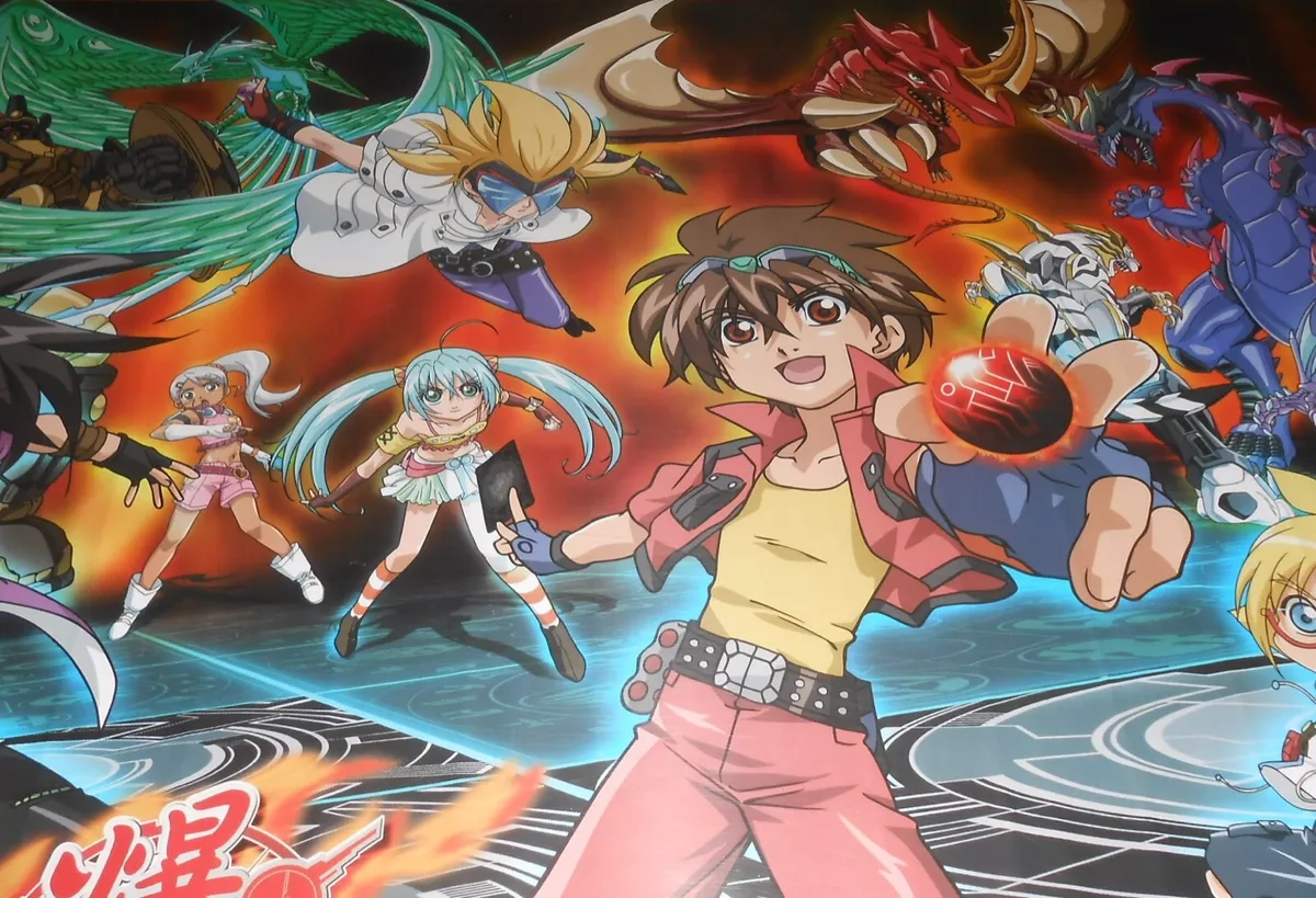 Anime Bakugan poster Poster for Sale by jollydawn