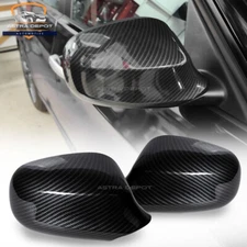 Carbon Fiber Side Mirror Cover Cap for BMW E90 E91 328i 335i Sedan LCI 2009-2011