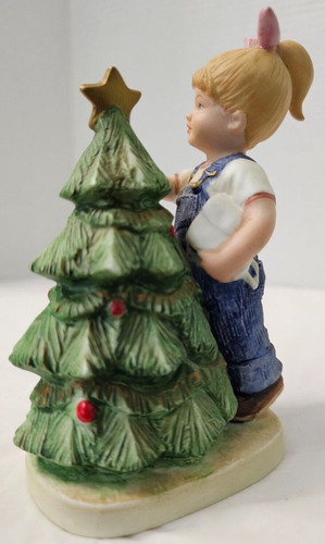 1985 Homco Denim Days #5563 "Its Christmas!" Debby - Picture 3 of 9