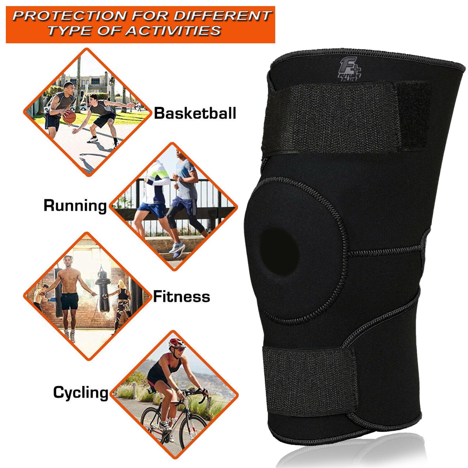 NHS Adjustable Knee Brace Support Compression Patella Arthritis Injury