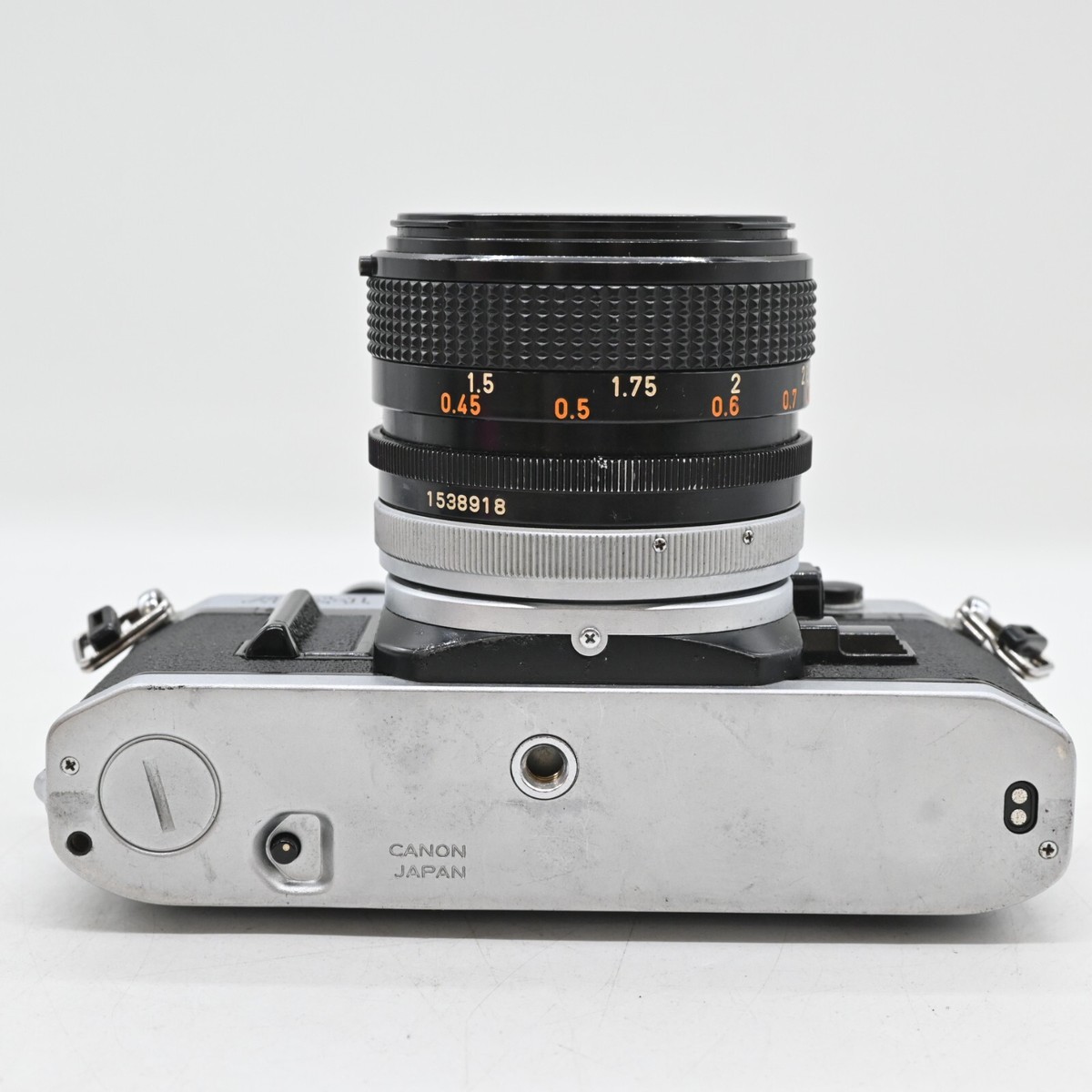 Exc+3]Canon AE-1 Silver / Lens FD 50mm f/1.4 S.C.C. SLR from