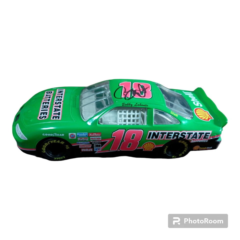 Estuche de coleccionista firmado por Bobby Labonte Nascar #18 Interestatal Shell 1:24 1998  Foto 3 de 4