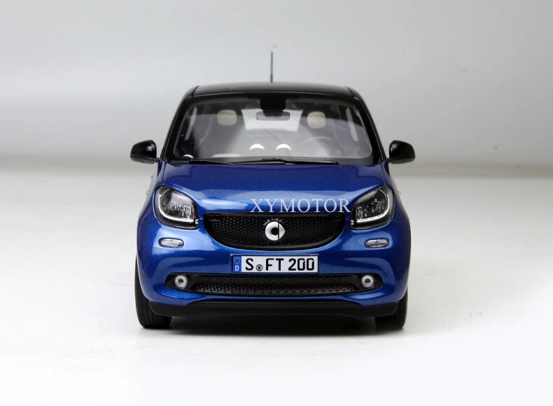 NOREV 1/18 Benz Smart Diecast Model Car Kids Toys Gifts Collection Display Blue - Image 4 of 4