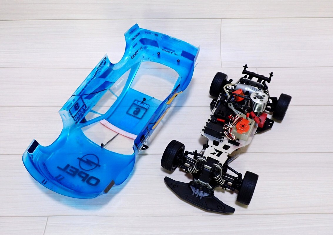 1/10 Kyosho Pure Ten GP Spyder Opel DEKRA Body Nitro RC Car 1/10 Kyosho Pure Ten GP Spyder Opel DEKRA Body Nitro RC Car