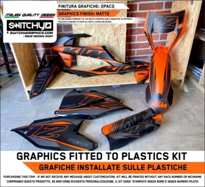 KTM 2017 2018 2019 EXC EXC-F Compatible Decals Stickers